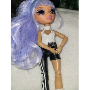 Rainbow High Tessa Park K-Pop Royal Three Fashion Doll Periwinkle Blue Hair MGA